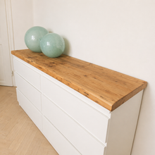 Lade das Bild in den Galerie-Viewer, Deckplatte aus Altholz für diverse IKEA Produkte
